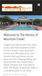 Mobile Screenshot of homesofmountaincreekapts.com